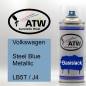 Preview: Volkswagen, Steel Blue Metallic, LB5T / J4: 400ml Sprühdose, von ATW Autoteile West.